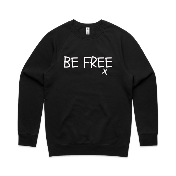 'BE FREE' Boy - Unisex Crew Thumbnail